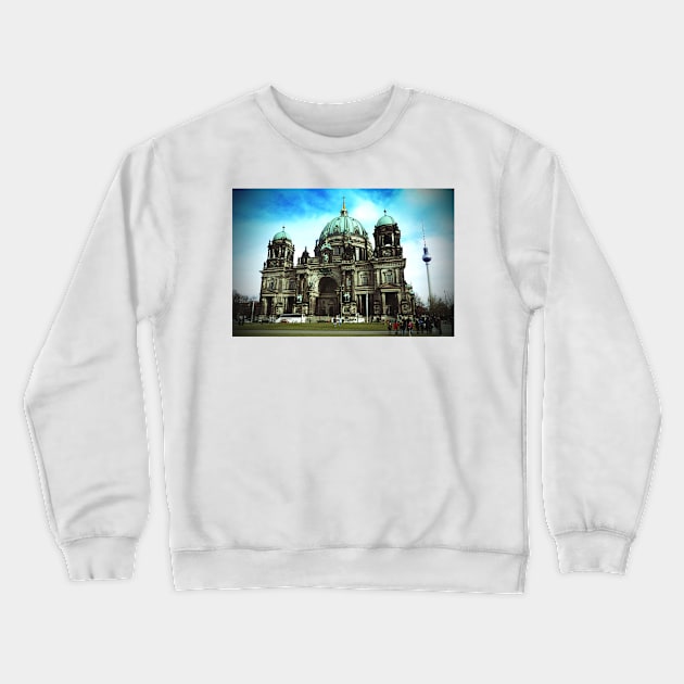 Berlin Cathedral Berliner Dom Germany Crewneck Sweatshirt by AndyEvansPhotos